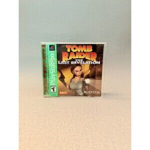Tomb Raider Last Revelation PS1 CIB Complete Tested Working Damaged Case